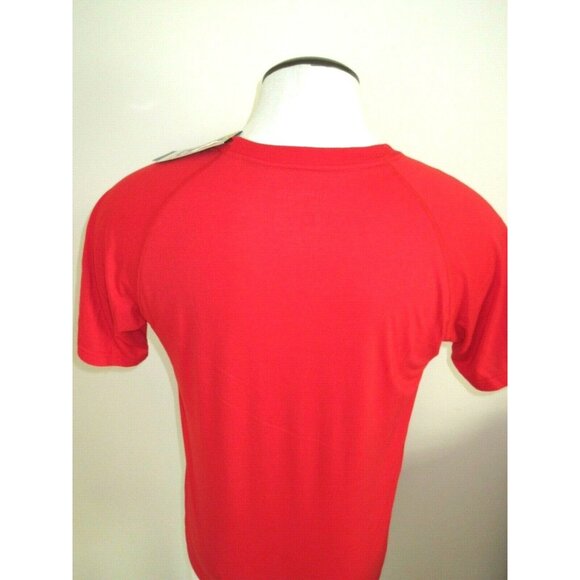 Adidas Men's Chicago Bulls NBA Ultimate Tee SS T Shirt Red White Small NWT - Picture 4 of 4